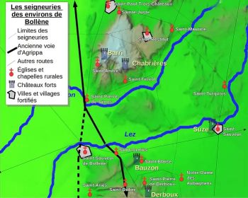 Les seigneuries des environs de Bollène.